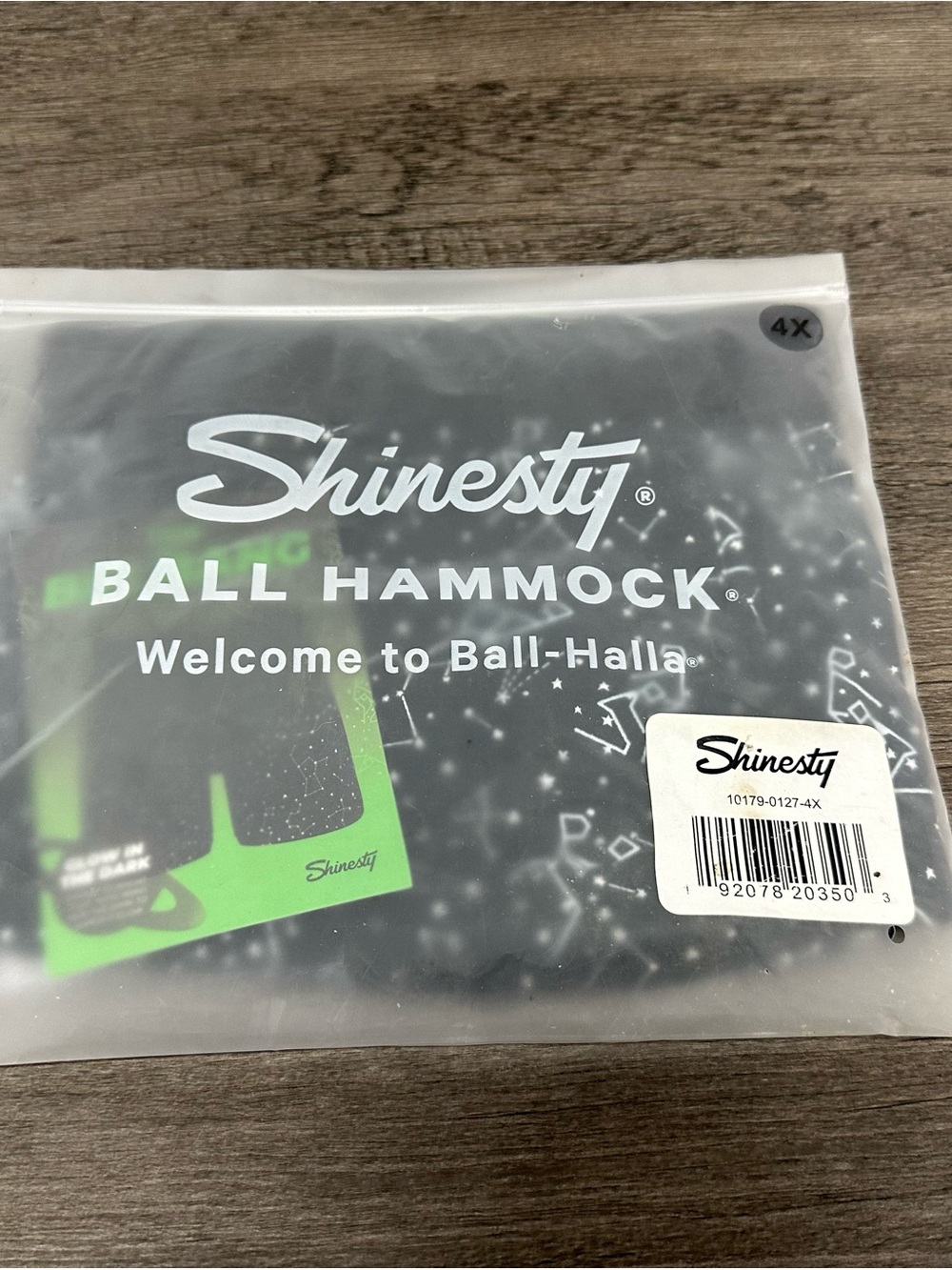Shinesty Men’s NWT 4x ball Hammock Boxer Brief constellations stars glow in dark